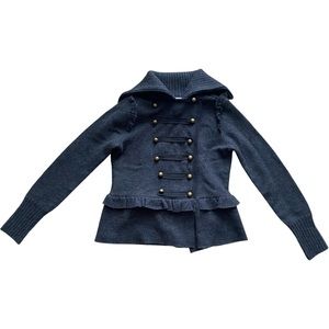 Ann Taylor Loft - Military Style Wool Jacket - Small